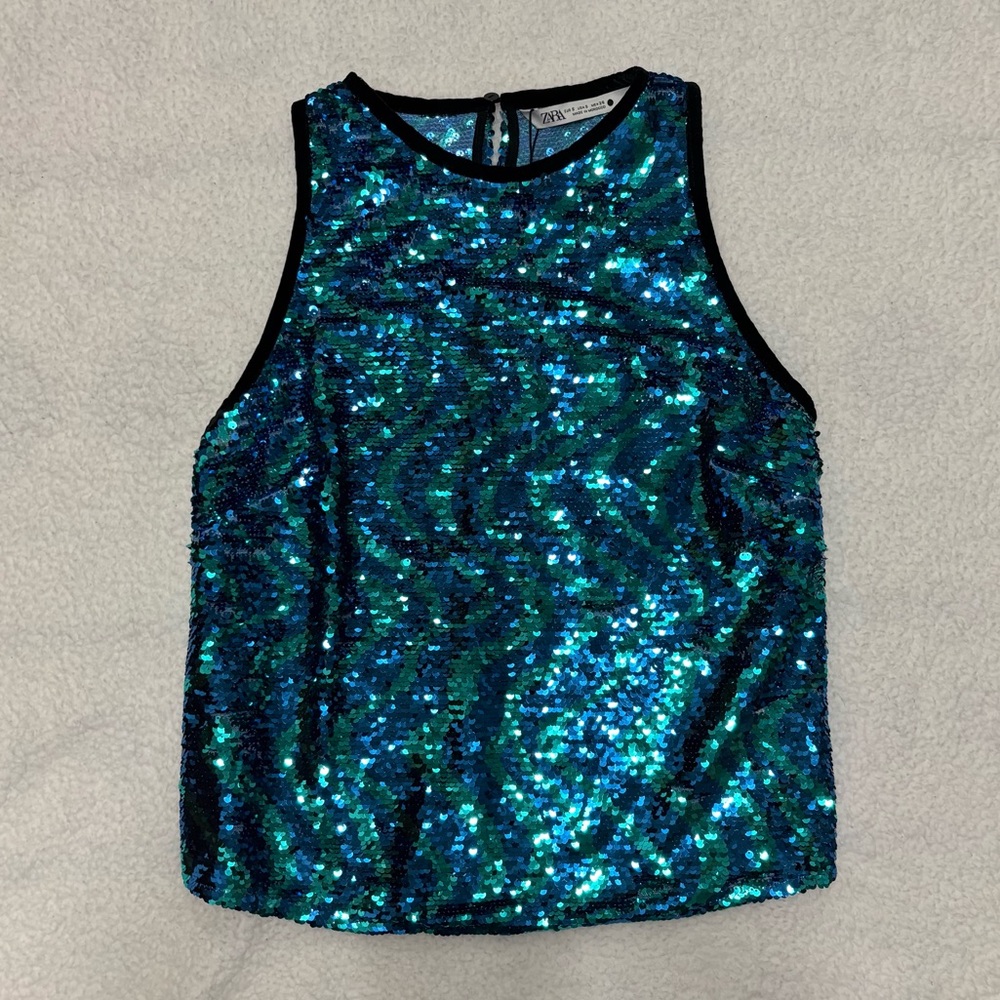 Brand New Zara Sequin Top ☆